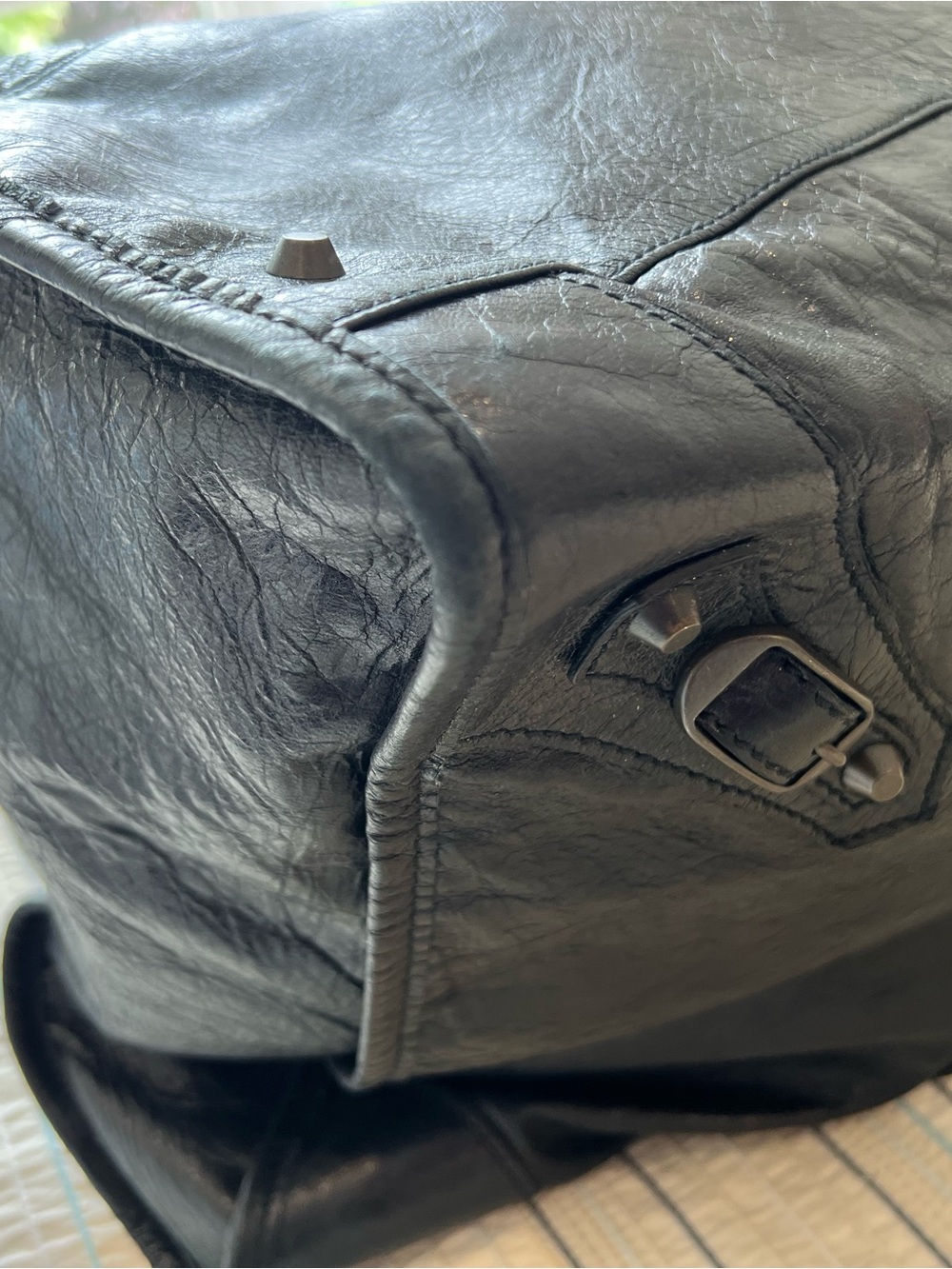 Balenciaga Black Weekender Bag RARE! - Picture 10 of 15